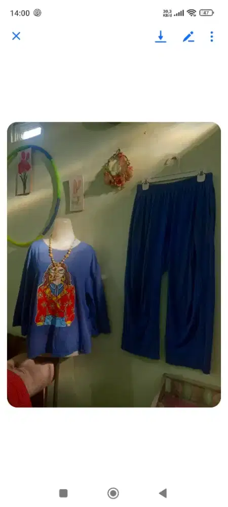 Setcel  & atasan cantik