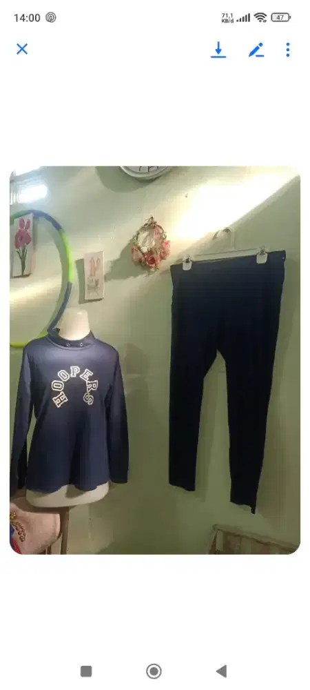 Setcel  & atasan cantik