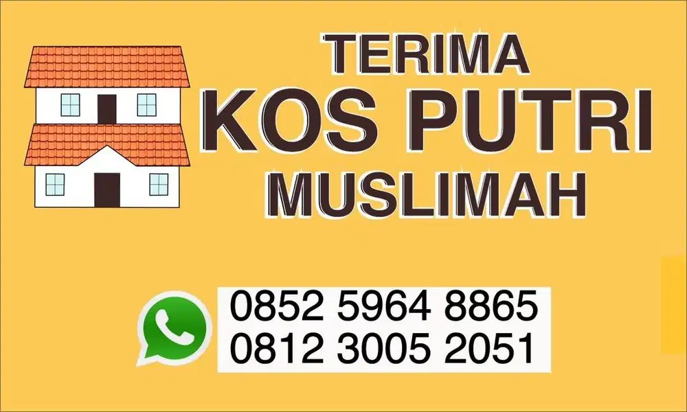 Terima Kos Putri Muslimah area Dau Malang
