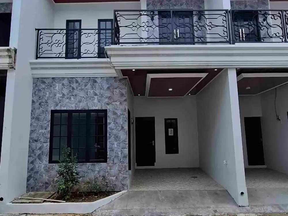 rumah 2 setengah lantai di cimanggis depok fasilitas lengkap