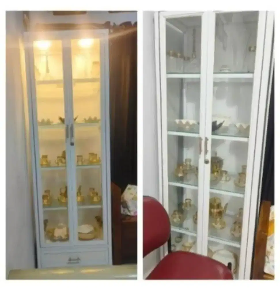 Lemari pajangan kaca