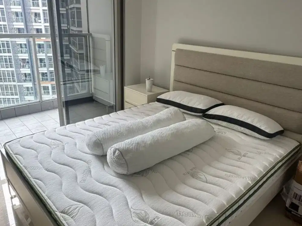 Disewakan Apartment Gold Coast Studio 28m2 View City Full Furnish Ada Horden & Water Heater Harga 65 jt/thn nego