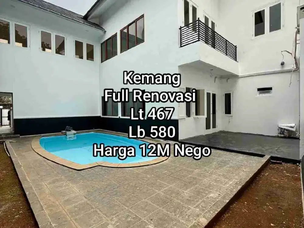 Rumah Full Renovasi siap Huni di Kemang Jakarta Selatan