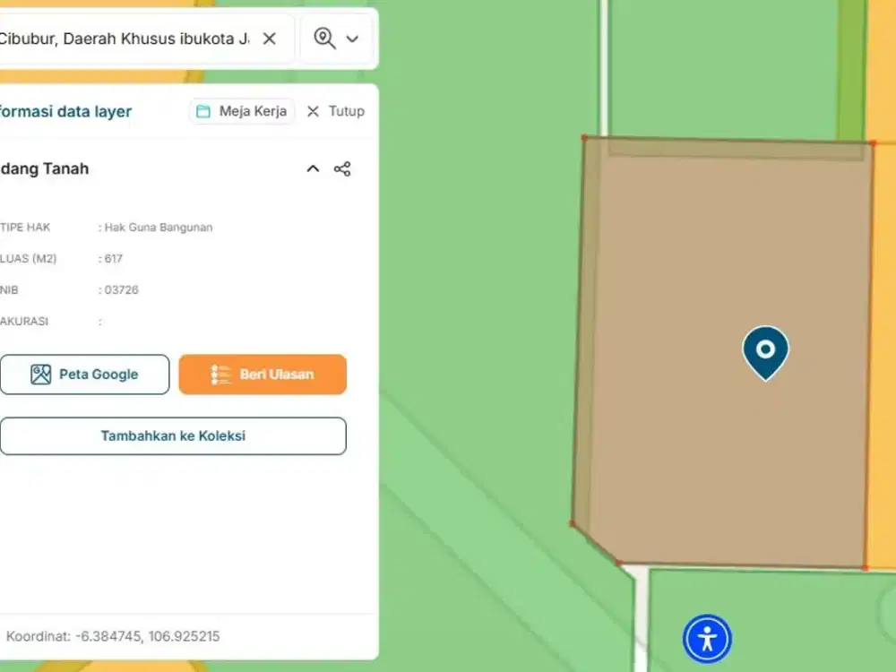 Dijual Kavling di Perumahan Citra Gran