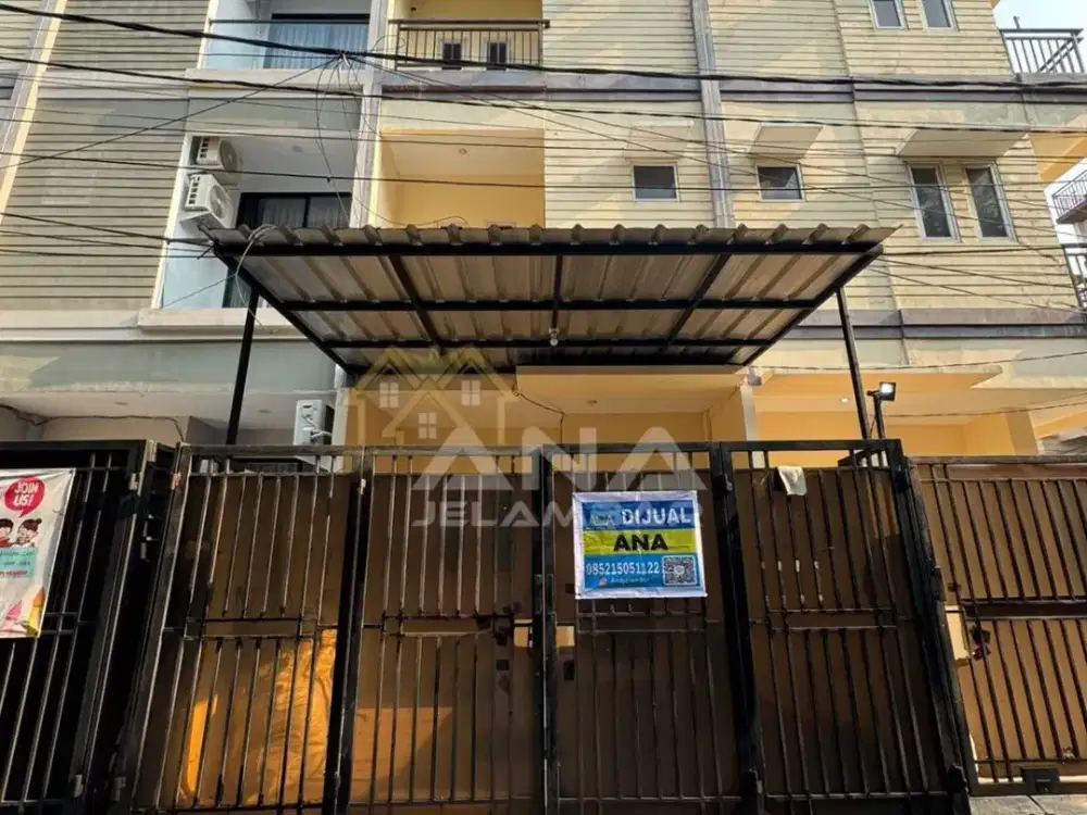 ANA RUMAH UK 4.5X15M LOKASI BAGUS KOMP KAVLING POLRI JELAMBAR