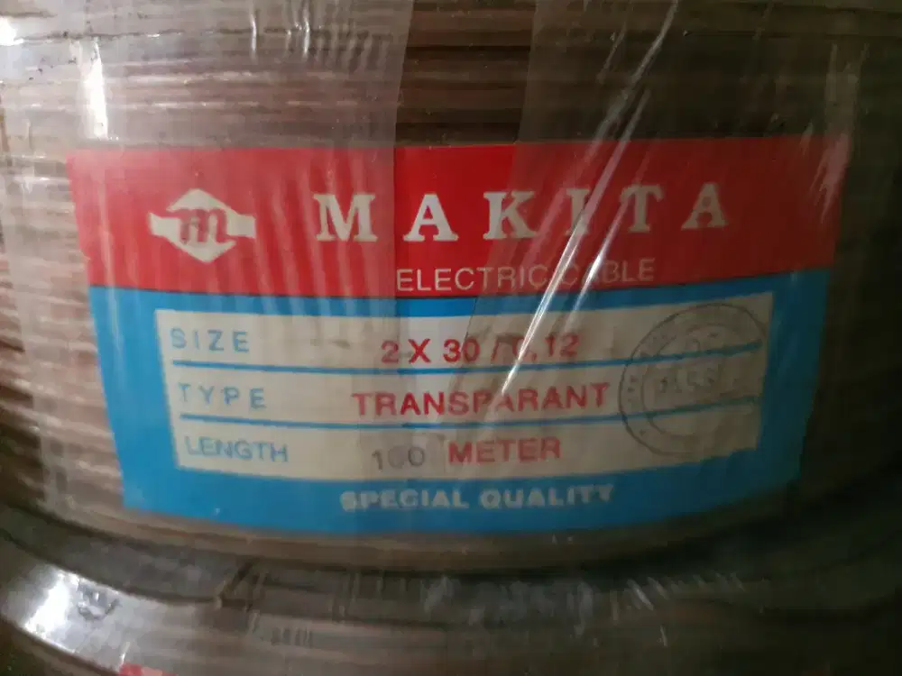 Makita Electric cable 2x30 | 100 meter | tembaga murni | kabel speaker