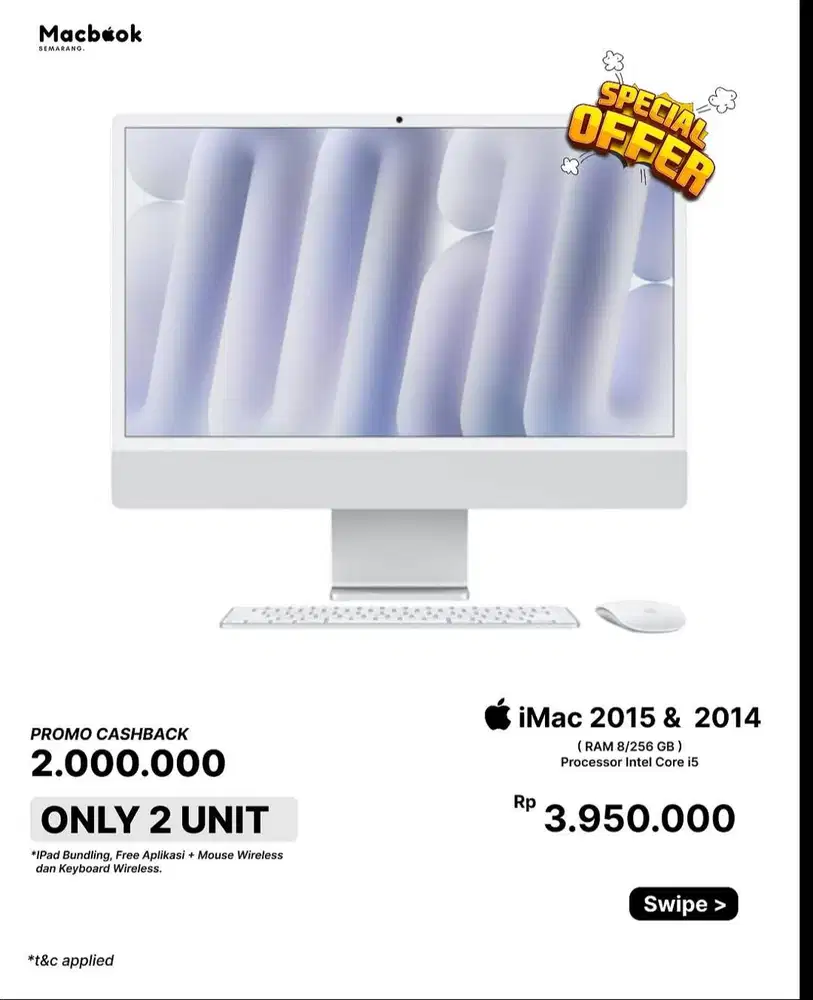iMac 2014 RAM 8/256GB i5 21