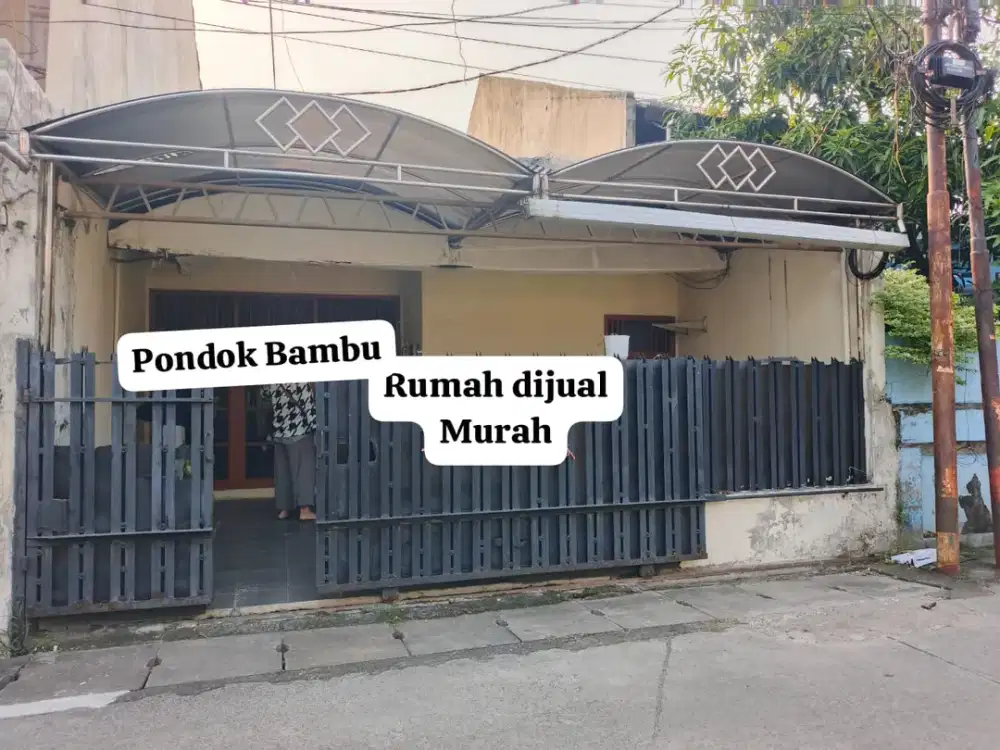 Di Jual Cepat Rumah BU Di Pondok Bambu Duren Sawit Jakarta Timur
