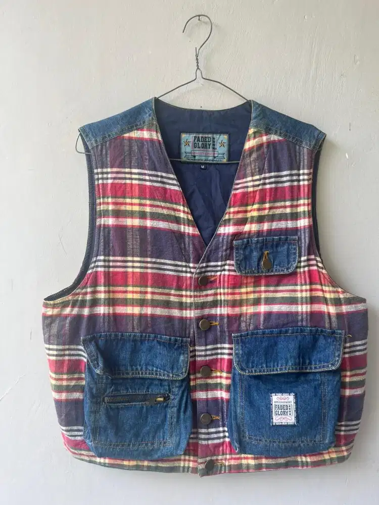 Vest Rompi Flannel Faded Glory