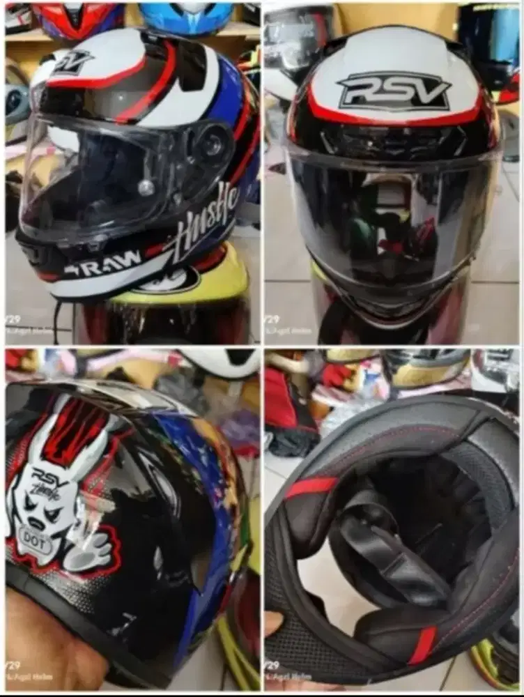 Helm fullface RSV Hastle ukuran L