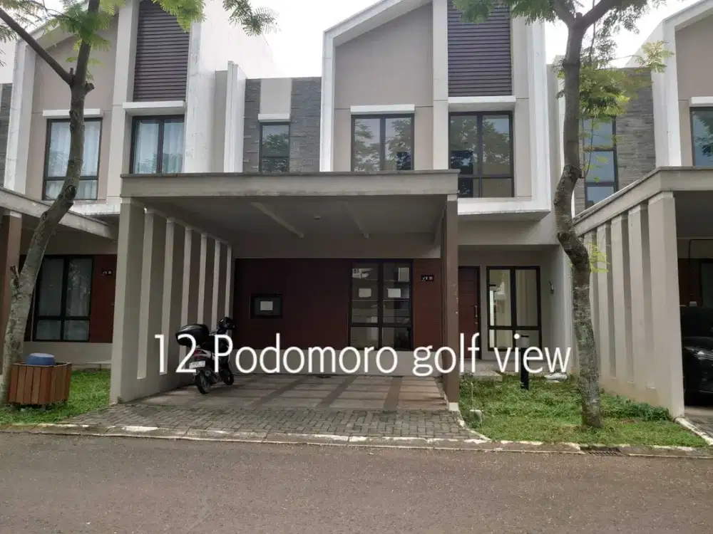 Jual cepat rumah Podomoro golf view