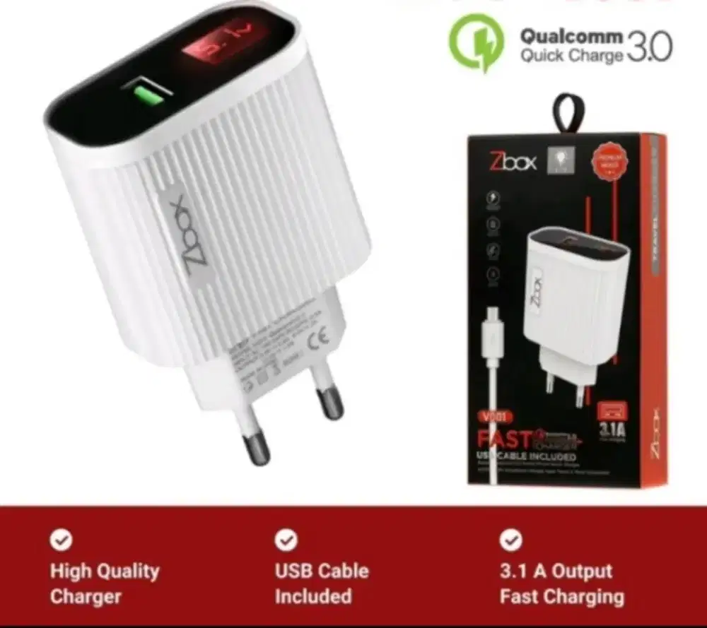 Charger hp/kepala charger hp TAB C display led