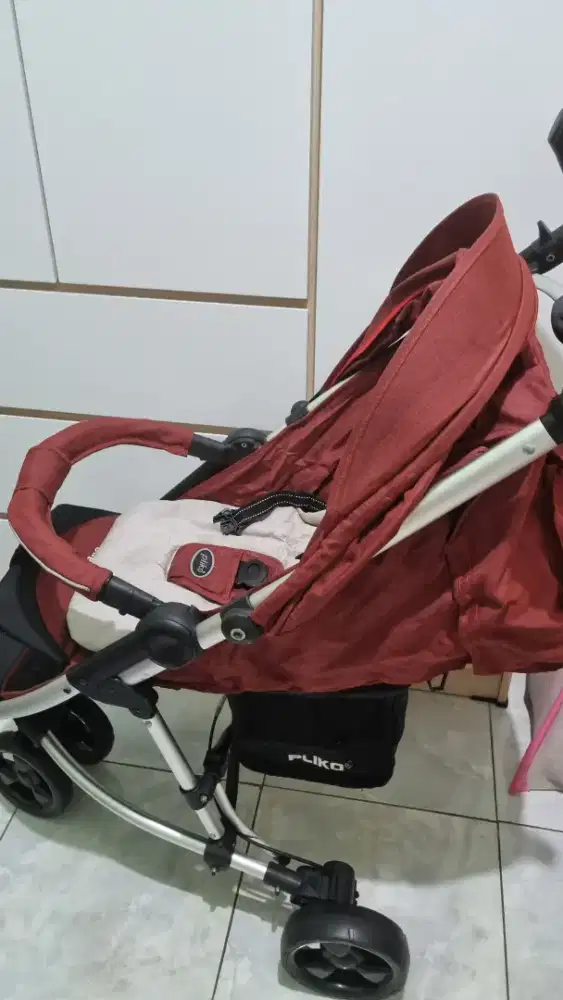 Stroller Pliko Supreme Maroon