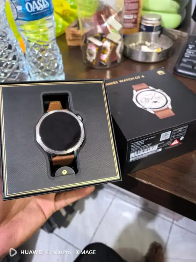 Jual jam tangan huawei gt4 mulus 100% baru 3 bulan trima TT