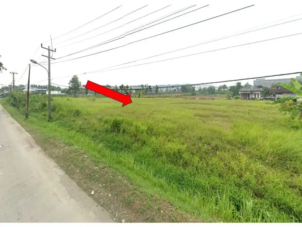 dijual tanah siap bangun 3300m2 raya pangkalan wanakerta teluk jambe karawang barat cocok utk gudang, pabrik lebar 60 meter kotak lokasi stategis