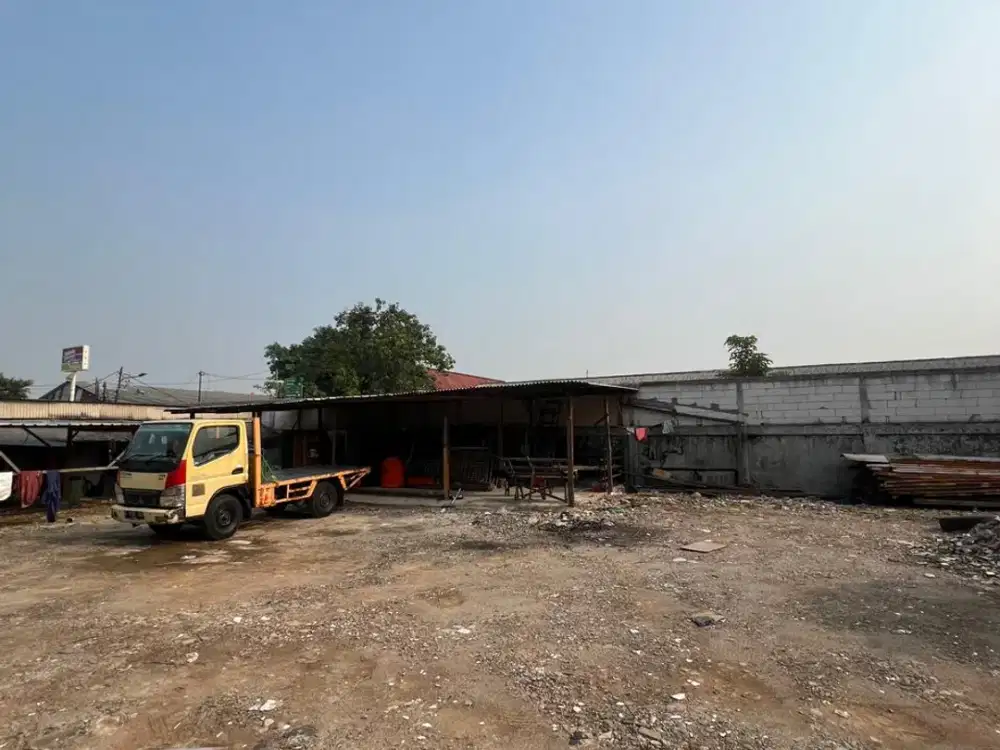 DISEWAKAN MURAH DAN CEPAT TANAH 1067 METER DIDEPAN JALAN RAYA CENGKARENG KALIDERES JAKARTA BARAT