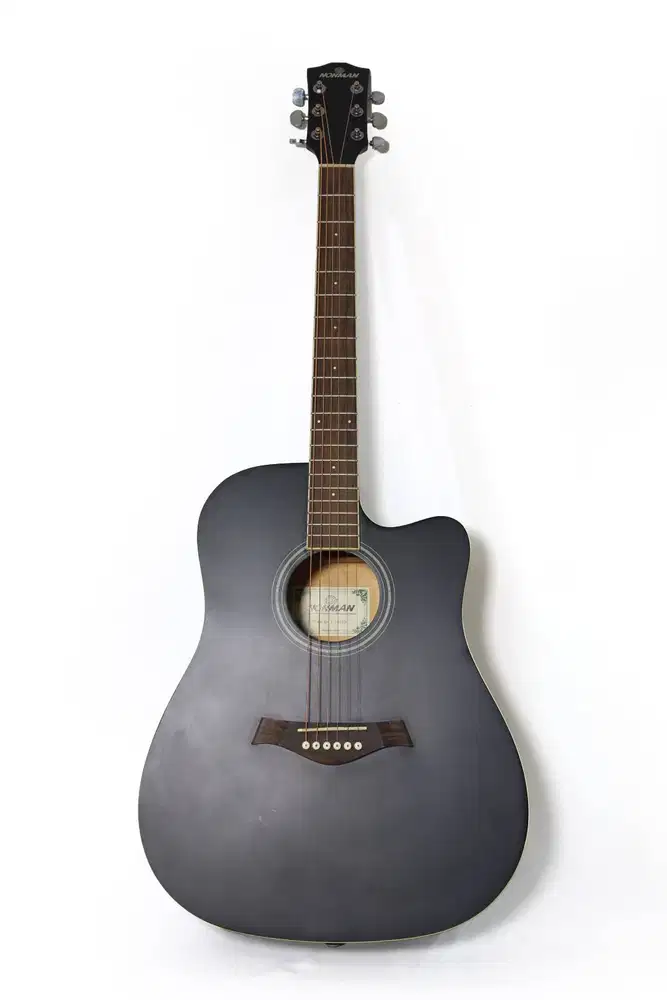 Gitar Akustik Nohman K-100CB Hitam ORIGINAL – Kualitas Mantap, Desain