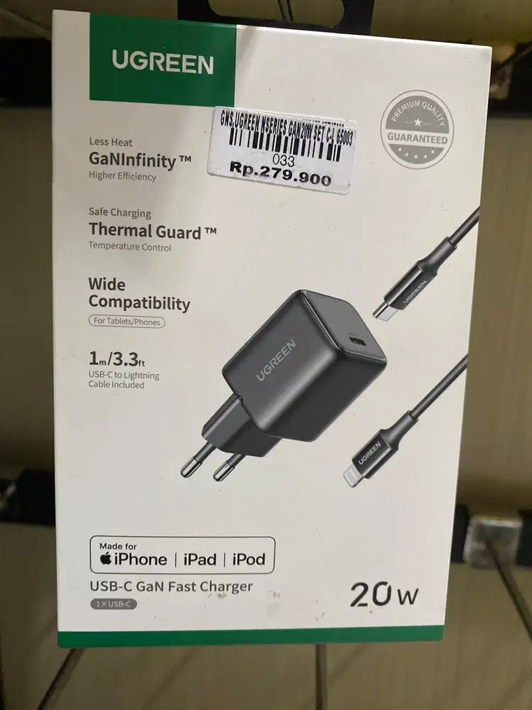 UGREEN NSERIES GAN 20W SET C TO L