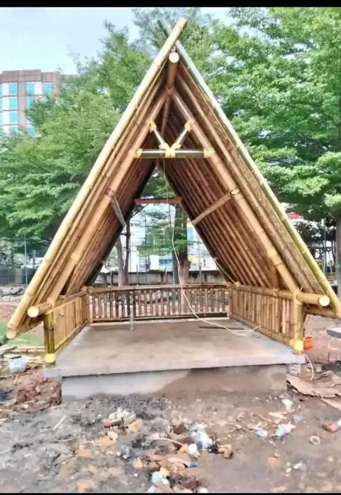 Rumah Gazebo bambu