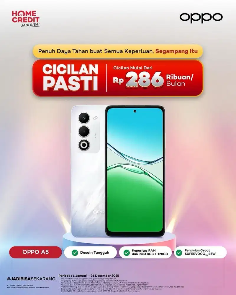 Cicilan Oppo A5