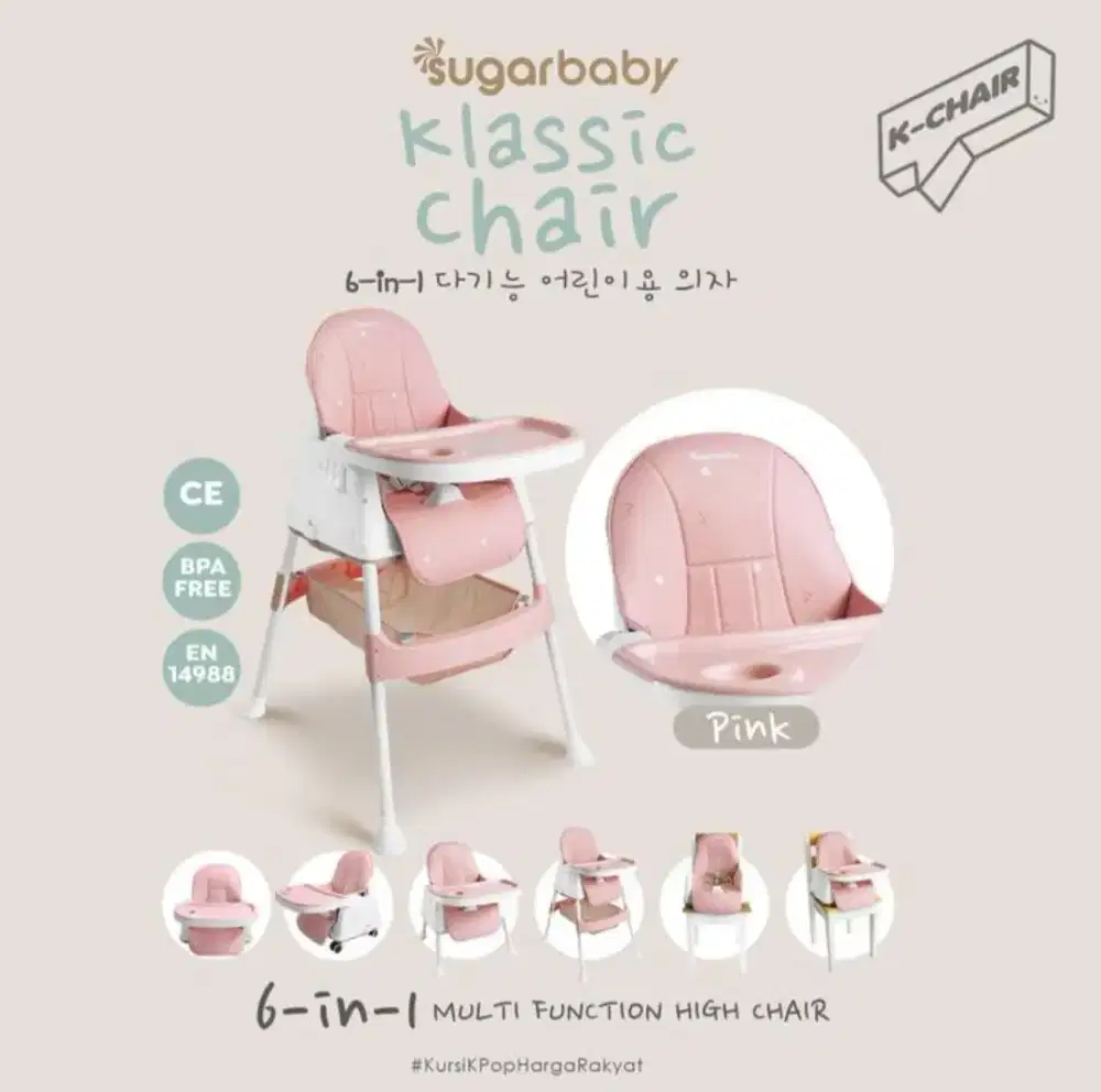 Baby Chair Kursi Bayi Anak Sugarbaby