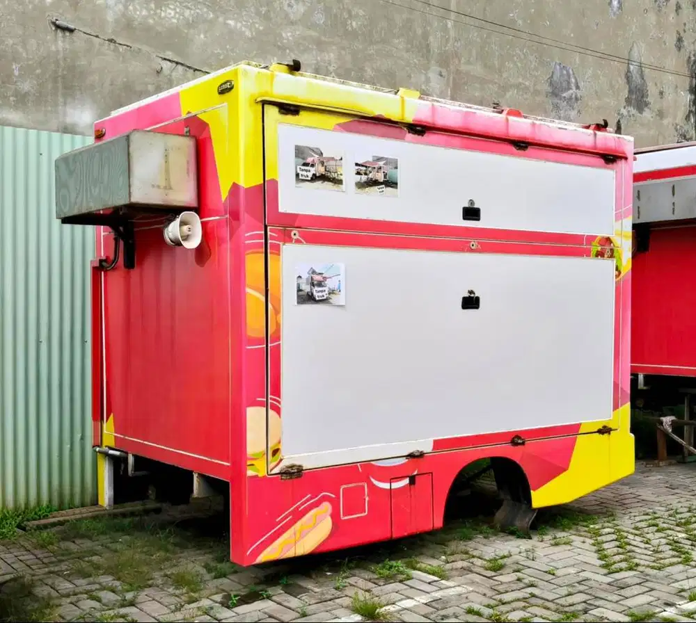 Ex copotan KM 2ribu MURAH Box Food Truck Isuzu Traga foodtruck bok