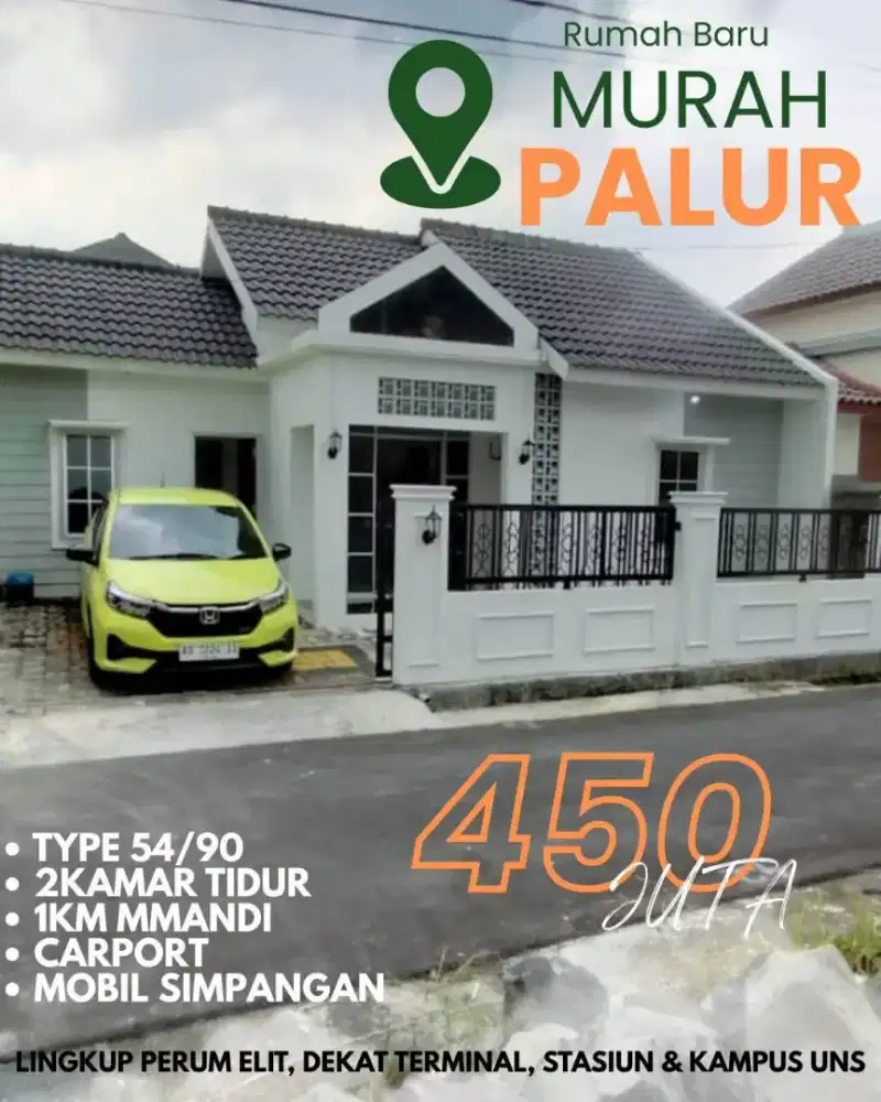 Rumah baru murah Karanganyar