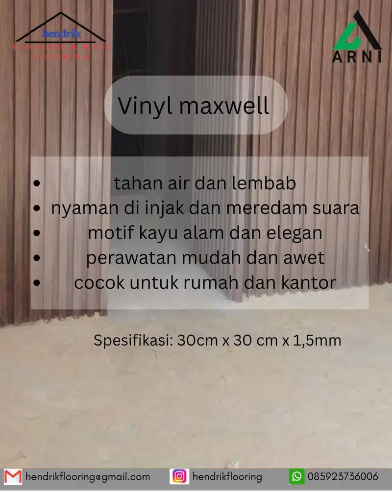vinyl maxwel untuk lantai