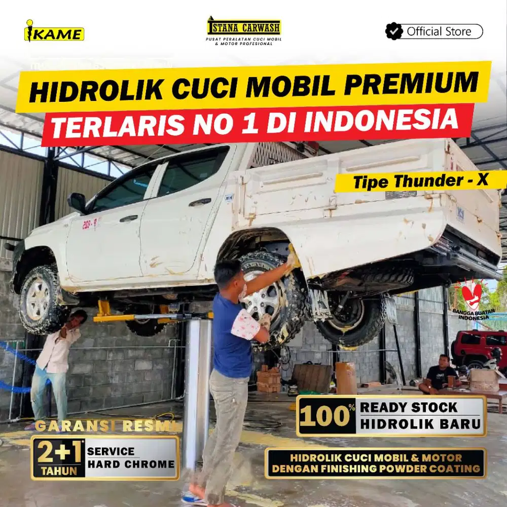 Hidrolik Cuci Mobil Tipe Meja Silang