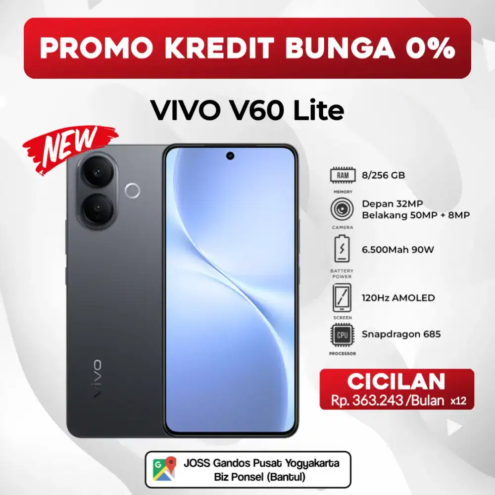BISA KREDIT VIVO V60 LITE 8/256GB