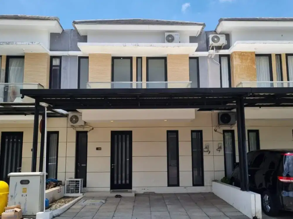 Dijual Rumah Baru .. WELLINGTON PARK RESIDENCE Type PERTH  Depan Taman dan Row Jalan Lebar