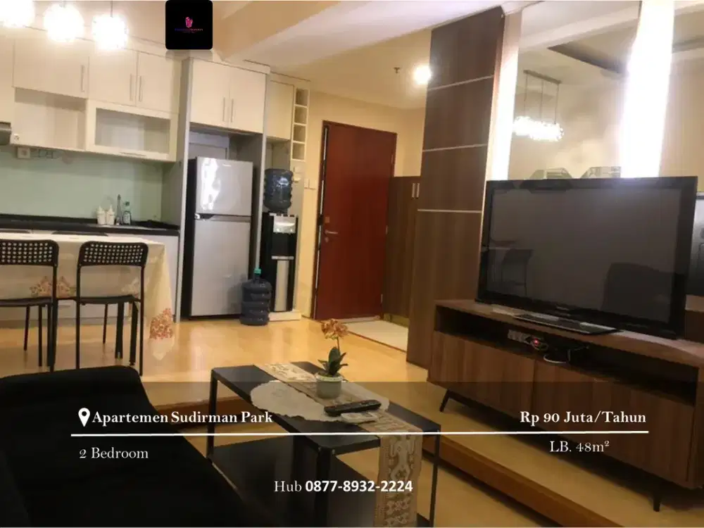 Disewakan Apartement Sudirman Park Mid Floor 2BR FF