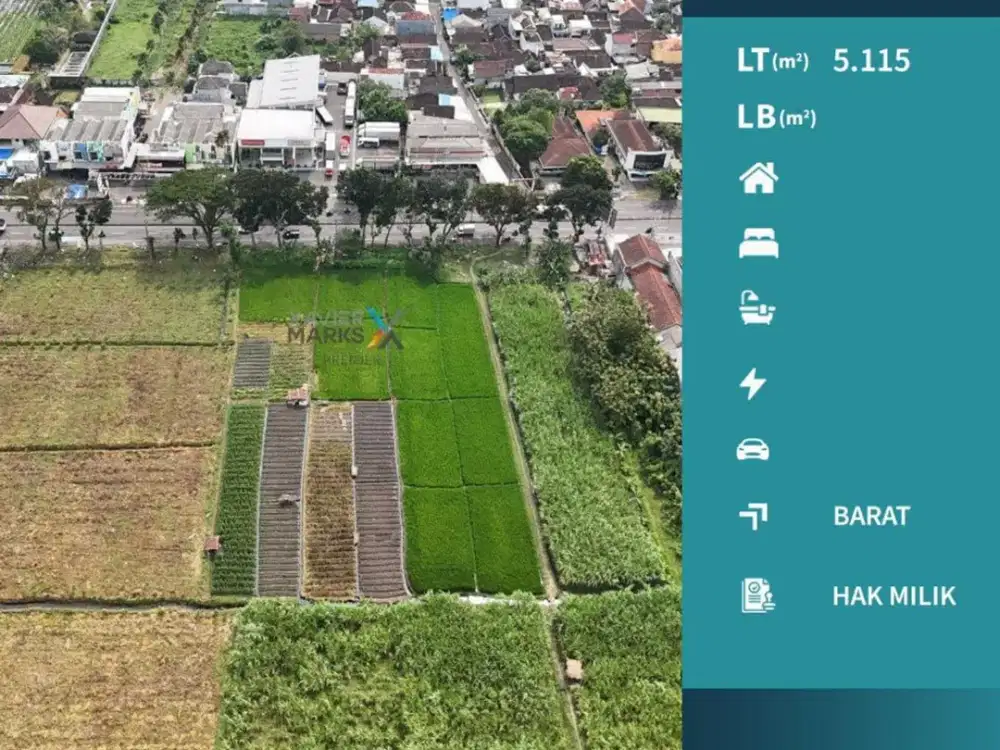 Tanah Di Poros Jalan Raya Mondoroko, Singosari Malang