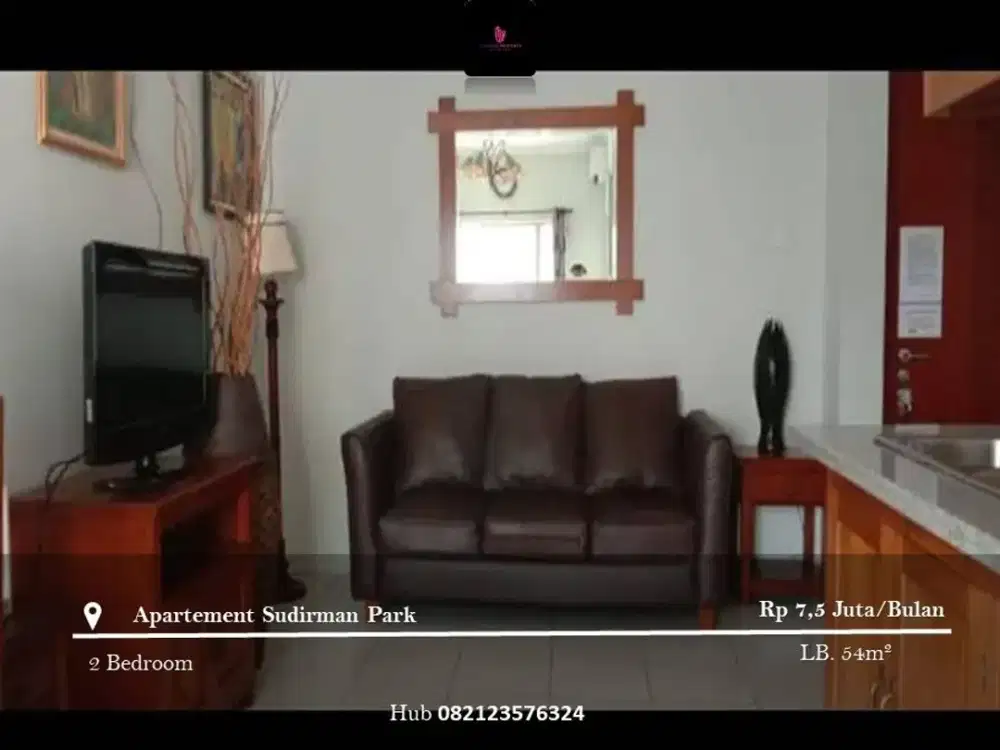 Disewakan Apartement Sudirman Park High Floor 2BR Furnished