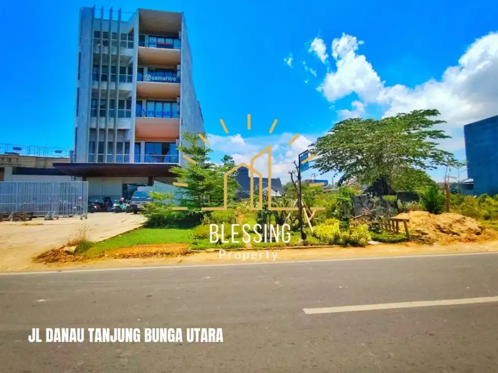 Kavling komersial murah di Poros Danau Tanjung Bunga Utara