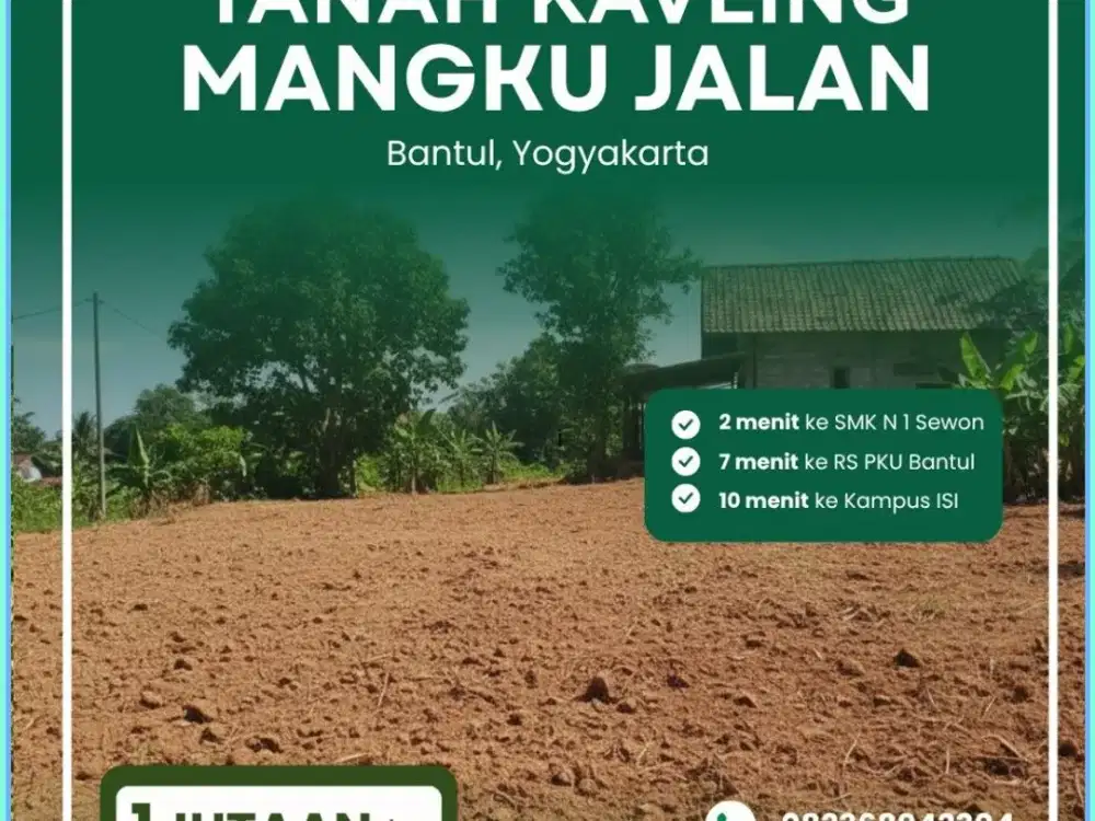 Tanah Kavling Murah Jogja Dekat Kampus ISI Sewon