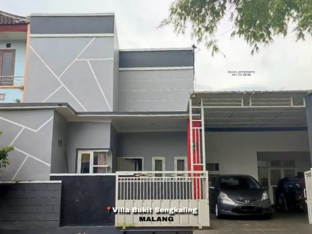 Rumah Modern Di Perumahan Villa Bukit Sengkaling Malang