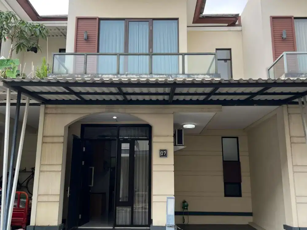 Dijual Cepat Rumah Bagus Semi Furnished Cluster Allura Lavon Swan City