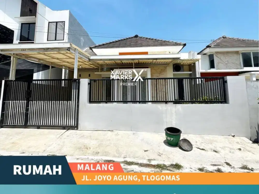 Rumah Siap Huni 1 Lantai Di Daerah Joyoagung, Tlogomas Lowokwaru Malang