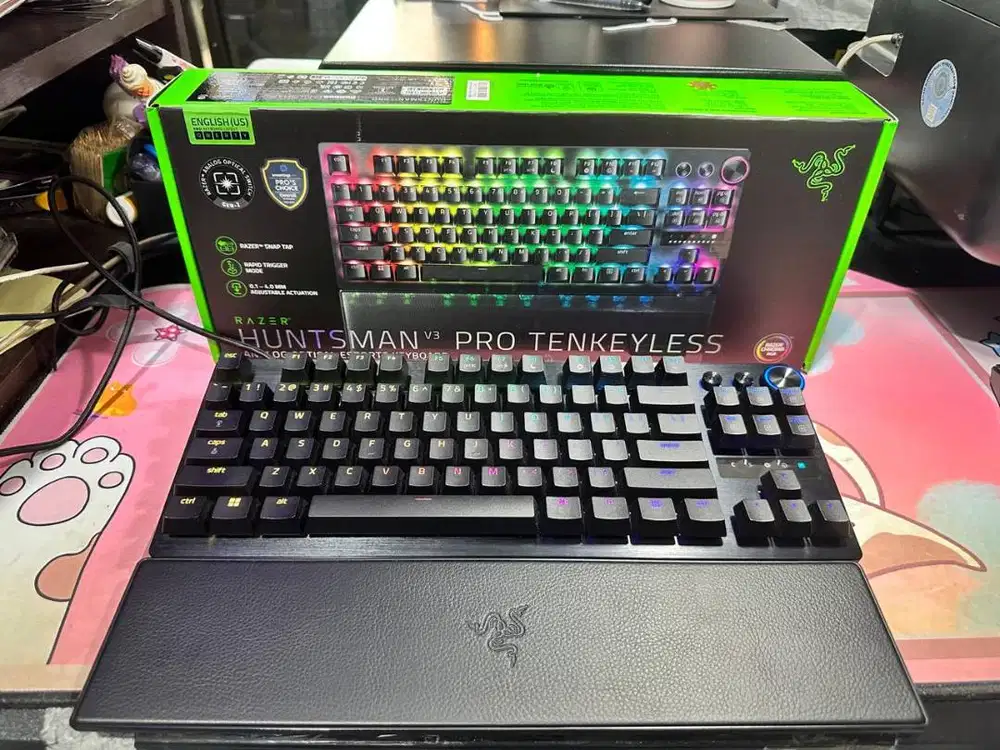 KEYBOARD MECHANICAL RAZER HUNTSMAN V3 PRO TENKEYLESS ANALOG ESPORT