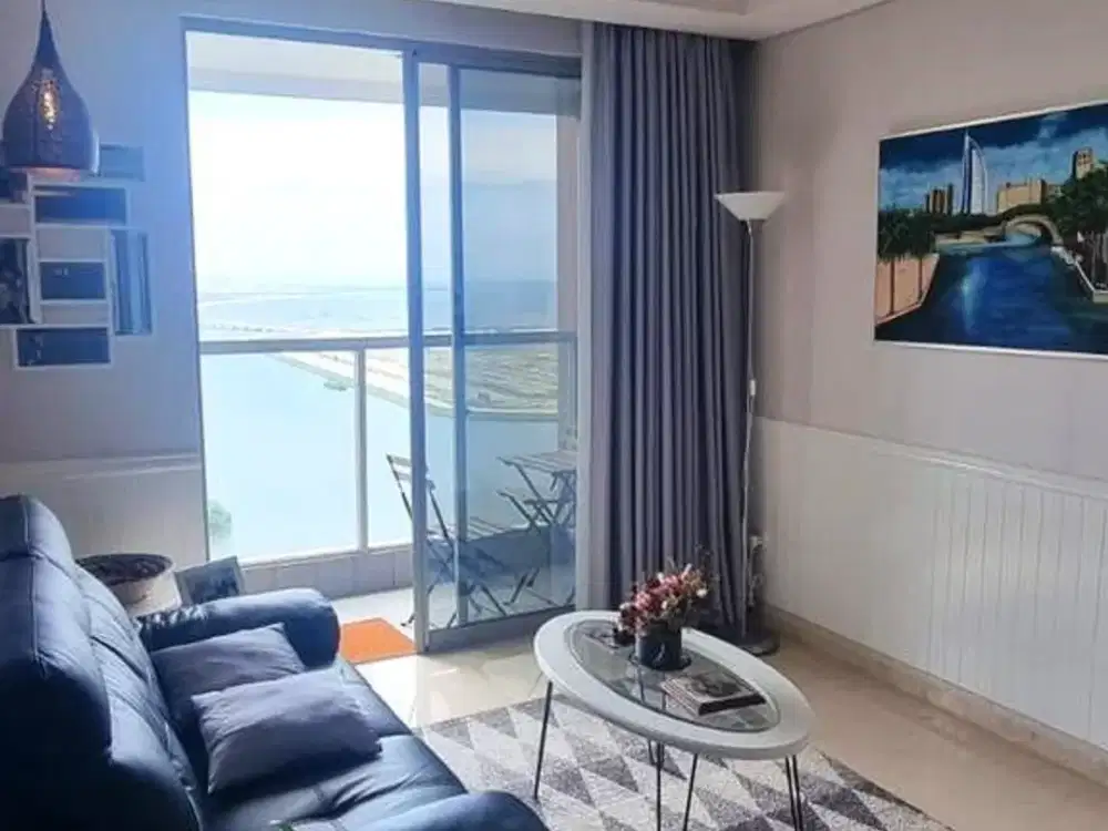 Disewakan Apartment Gold Coast PIK Tower Bahama 2+1 Bedroom 90m2 Full Furnished, Sangat Rapih dan Siap Huni