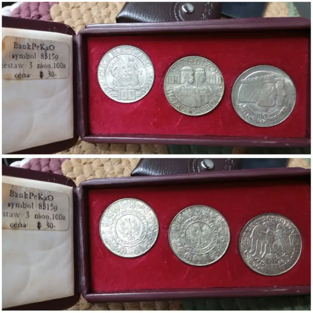 Koin kuno Poland 1966 100 zlotys