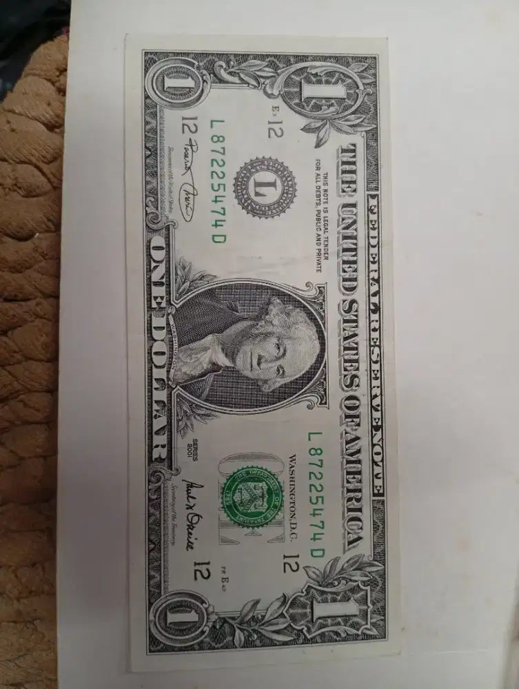 1 Dollar Amerika 2001