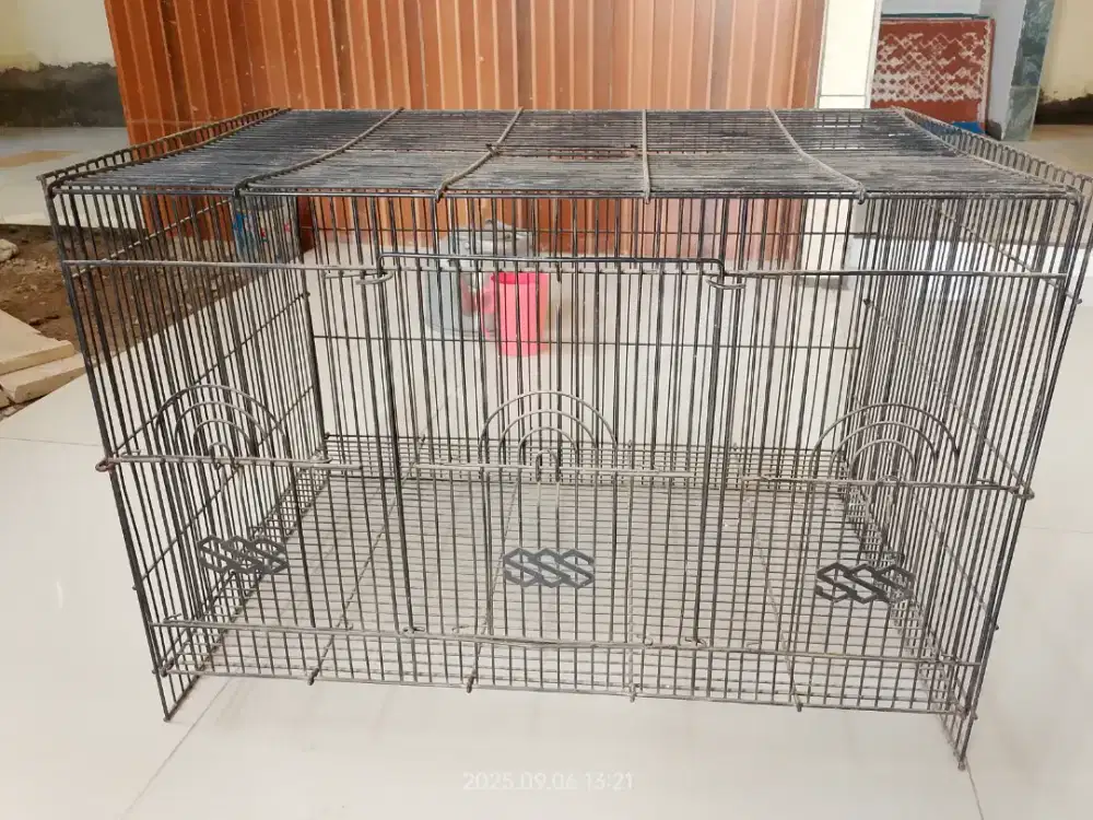 Sangkar Kotak Besi ruji tebal