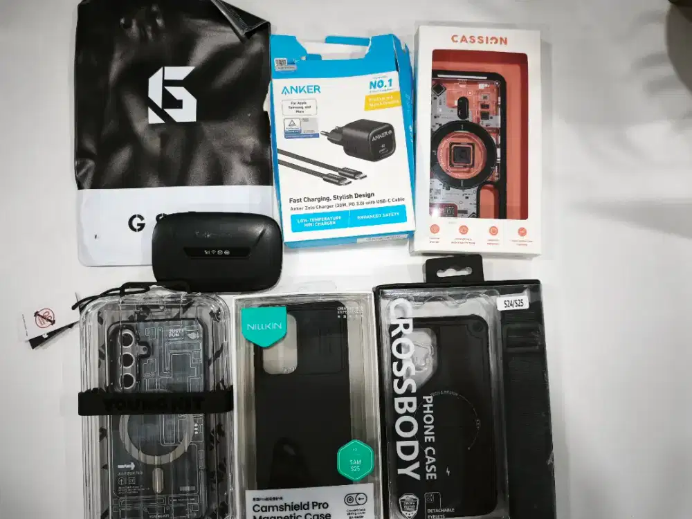 Paket Aksesoris Pendukung  Samsung S25 Reguler