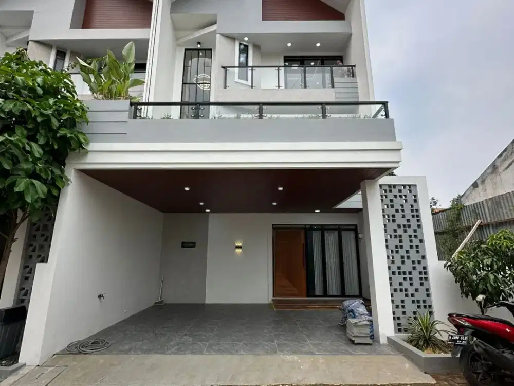DIJUAL RUMAH MODERN MINIMALIS TOWNHOUSE JAGAKARSA (READY SIAP HUNI)