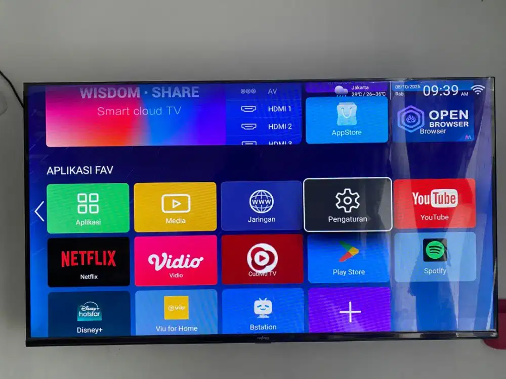 Dijual Televisi Android TV/ Google TV ADV-4201A Smart TV 4K UHD 42inch