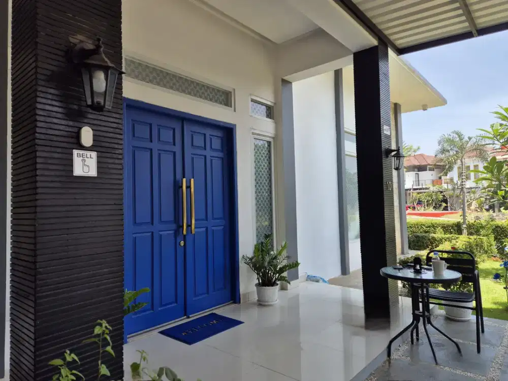 Rumah cantik Legenda wisata swimmingpool disewakan Bisa Bulanan