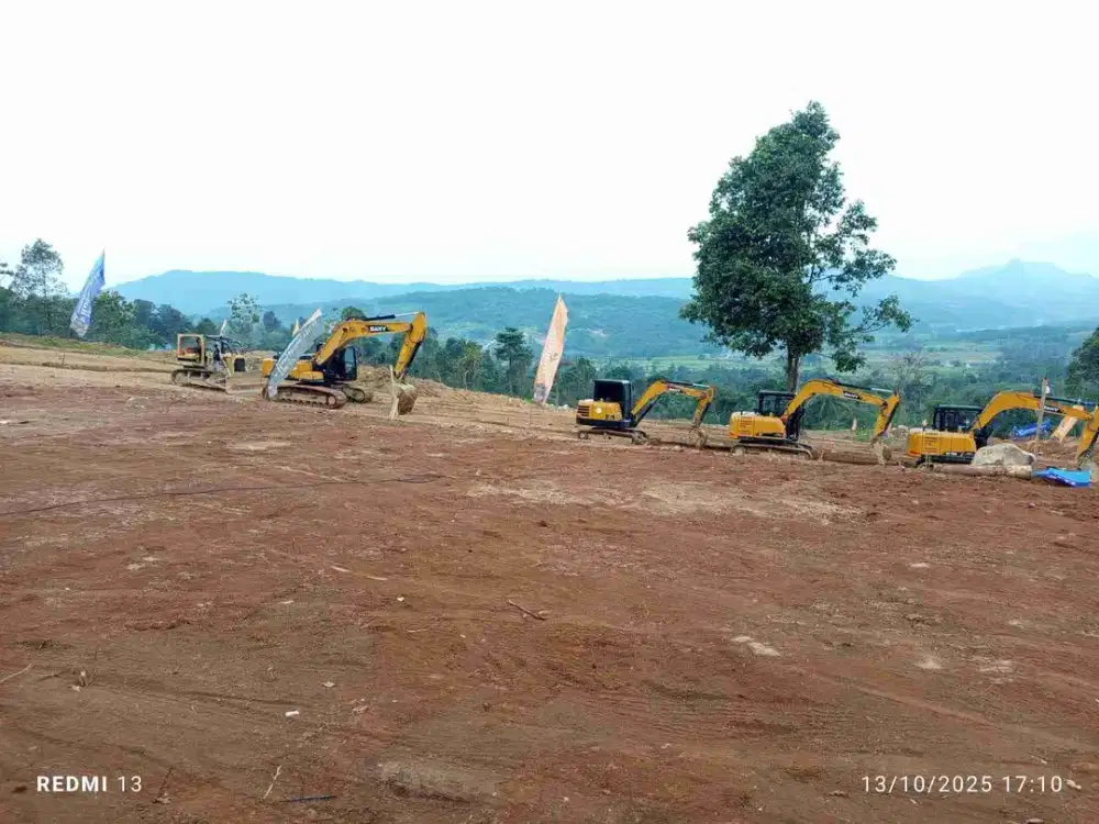 Di Jual Kavling Villa Exklusife di Puncak Dua View pegunungan dan udara sejuk Segar