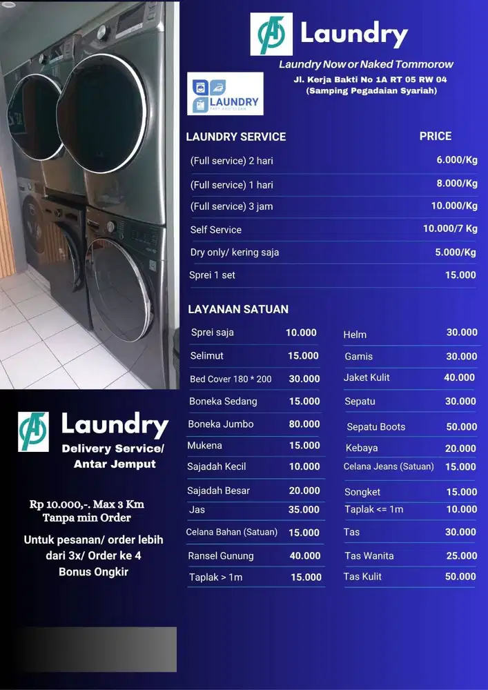 AF Laundry Delivery